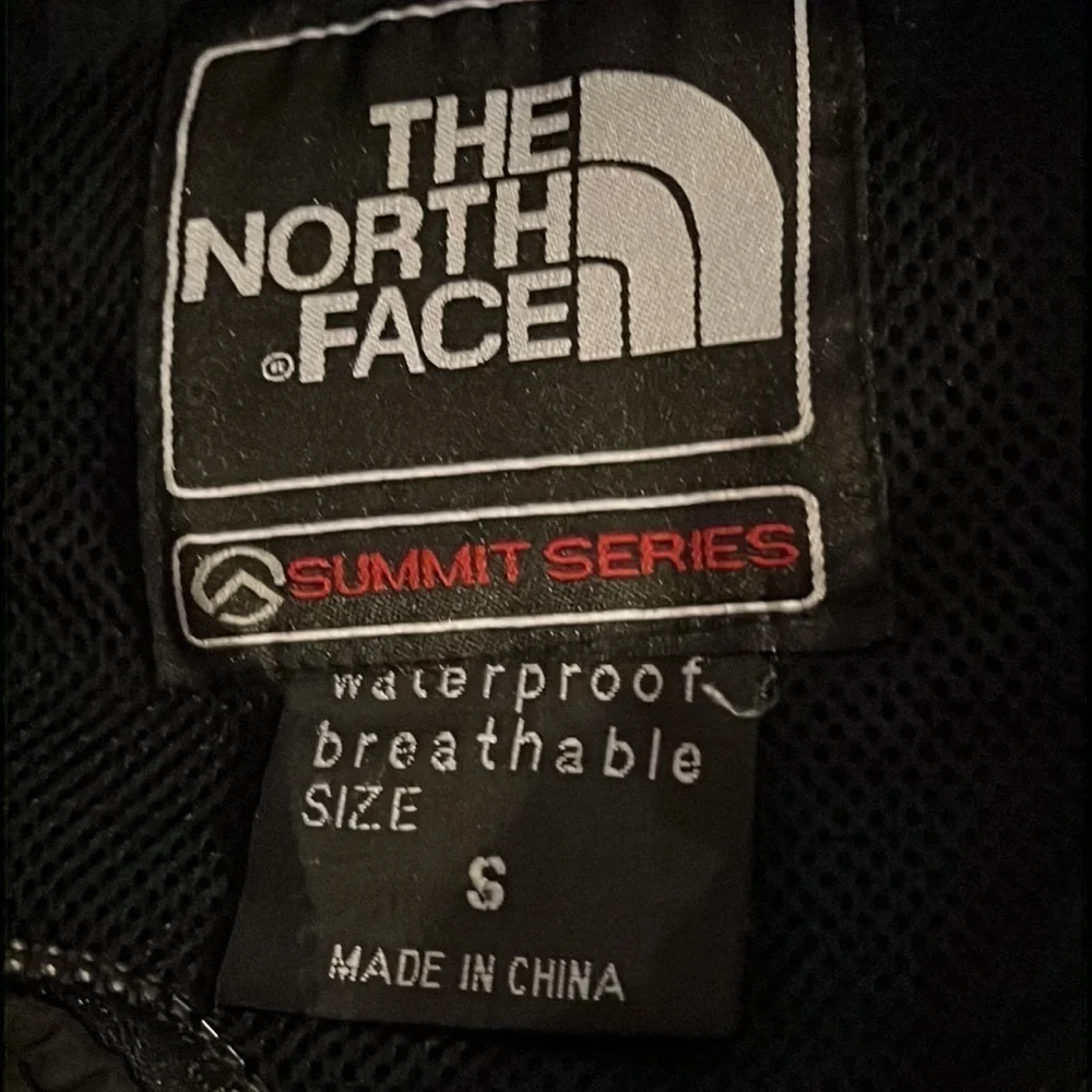 The‎ North Face Summit Series Gore-Tex black zip up light jacket Sz S